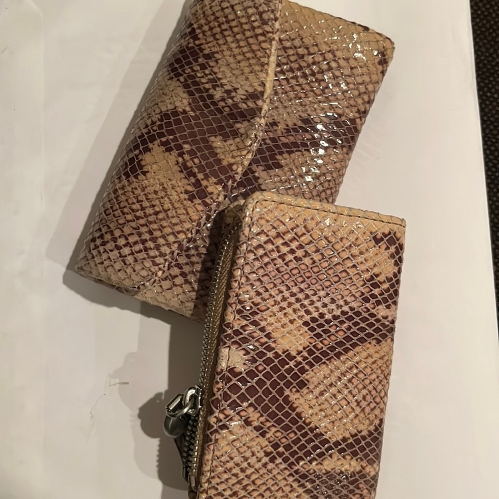 2 leather HOBO wallets